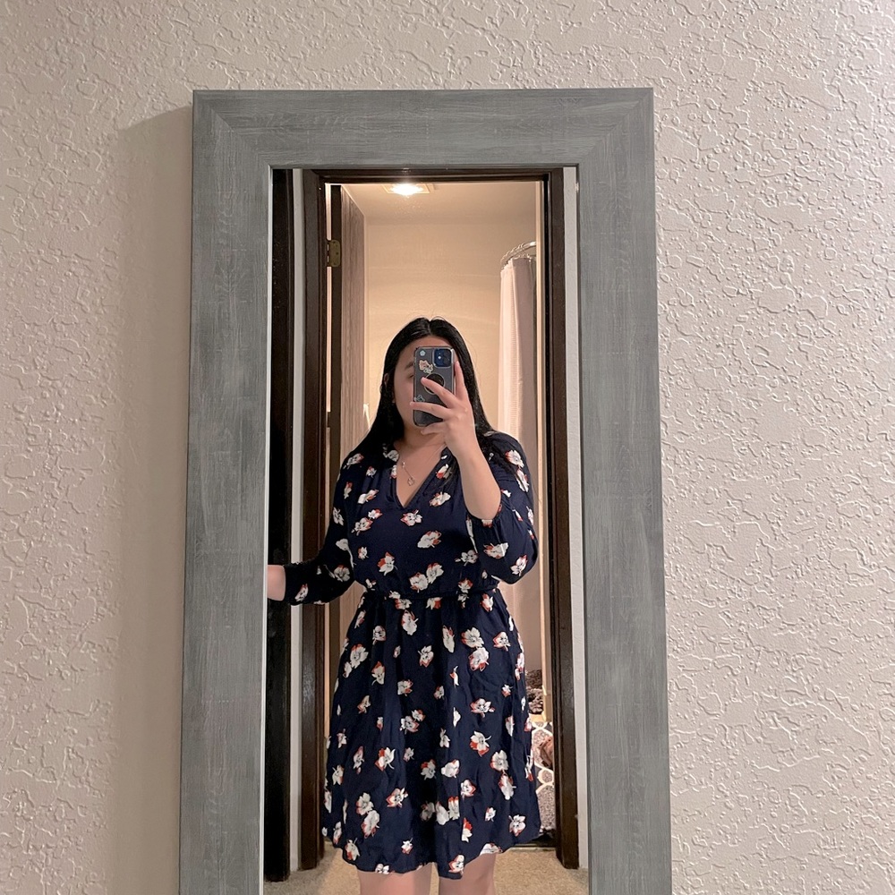 DIP • BLUE FLORAL DRESS •  👗